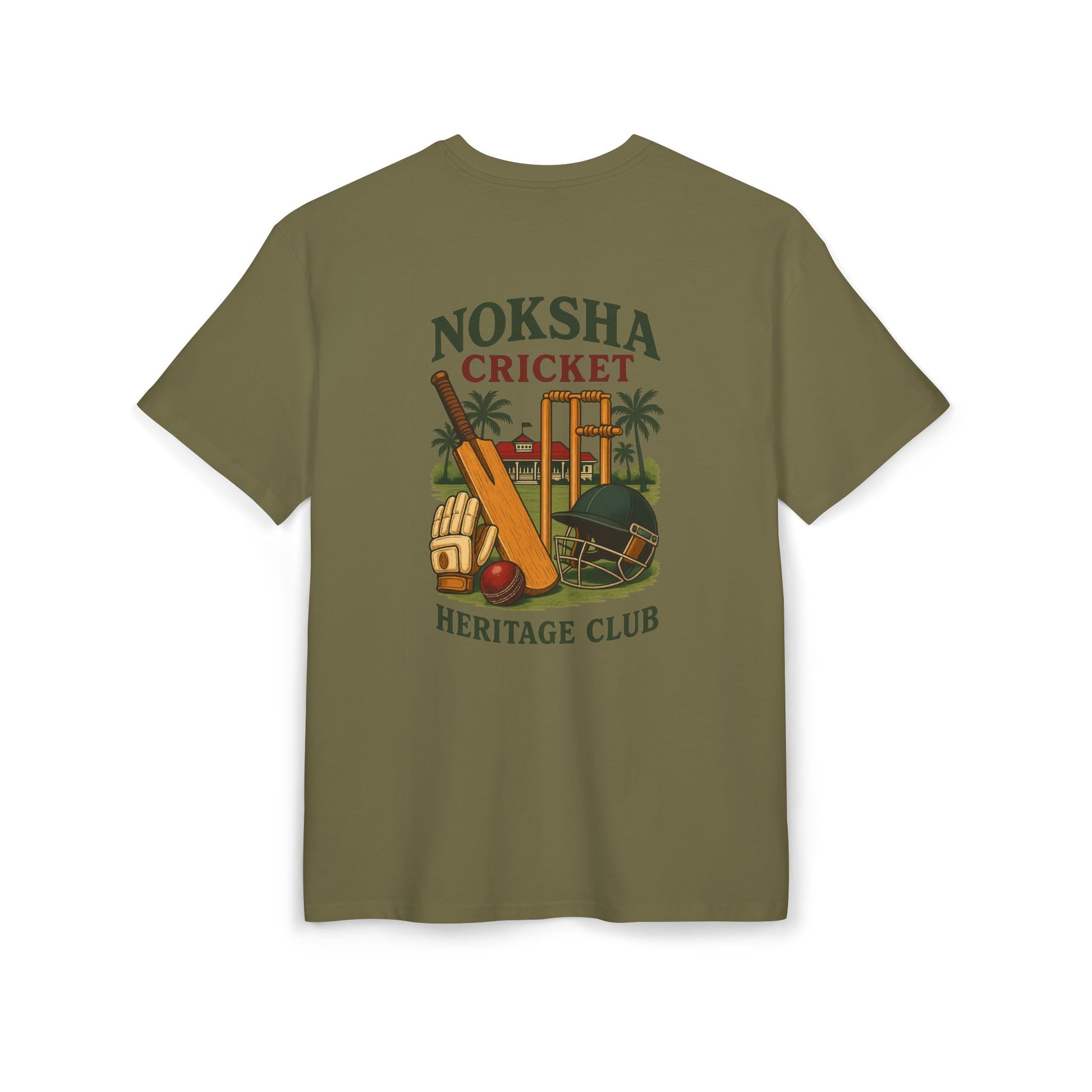 Noksha Cricket Heritage Club – Vintage Sports Edition tee