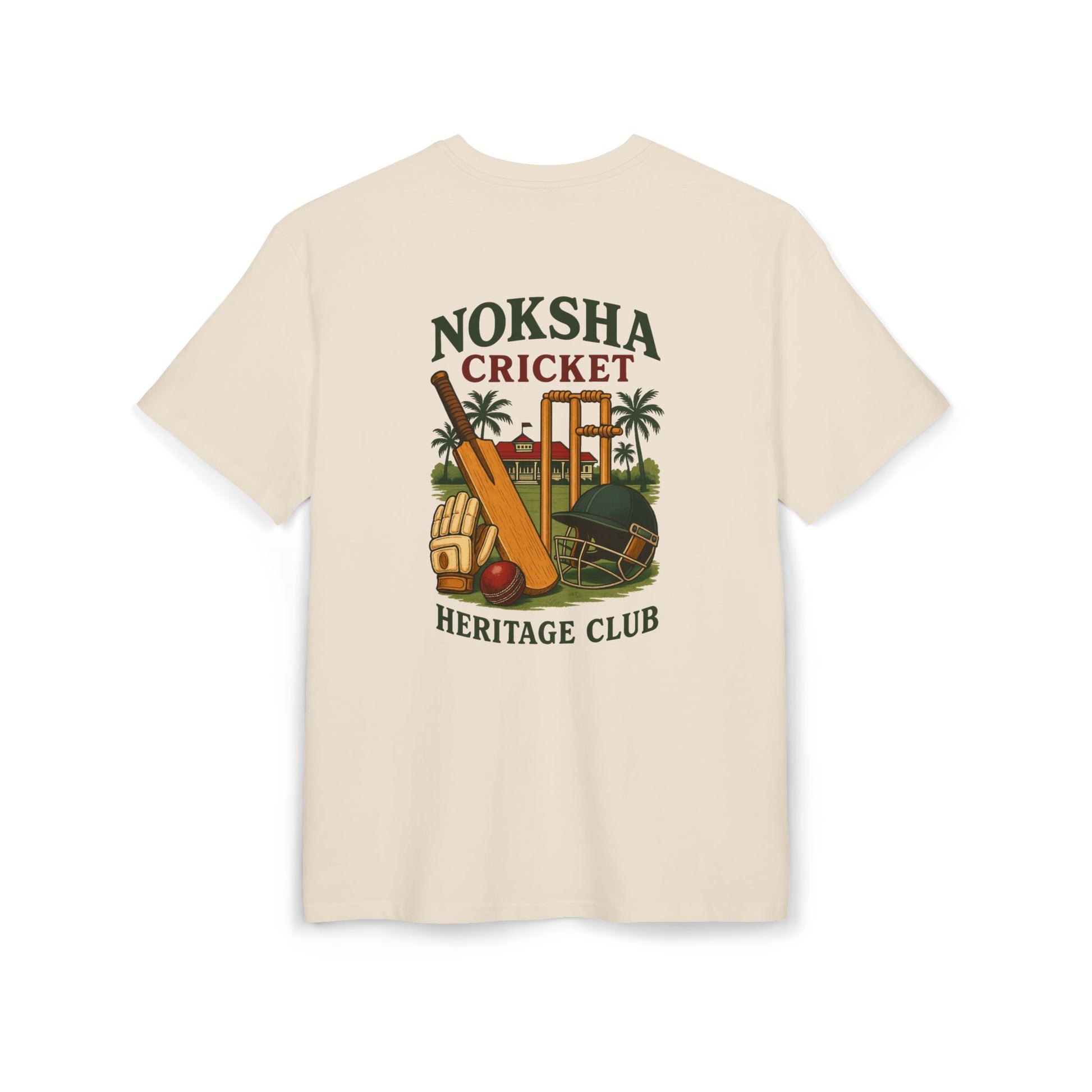 Noksha Cricket Heritage Club – Vintage Sports Edition tee